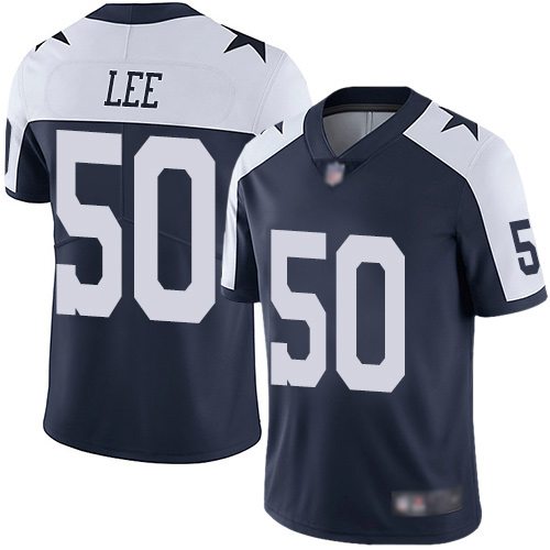 Men Dallas Cowboys Limited Navy Blue Sean Lee Alternate #50 Vapor Untouchable Throwback NFL Jersey->women nfl jersey->Women Jersey